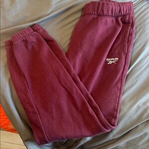 Reebok Women’s Burgundy / Maroon Sweatpants
